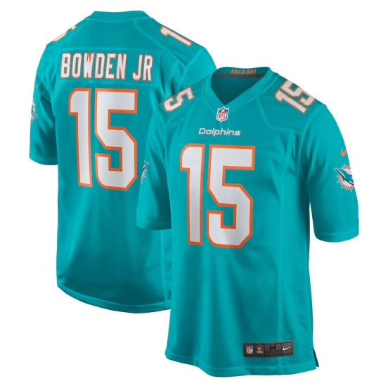 Men's Lynn Bowden Jr. Aqua Player Limited Team Jersey