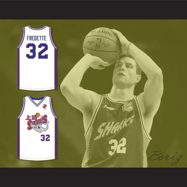 Jimmer Fredette 32 Shanghai Sharks White Basketball Jersey