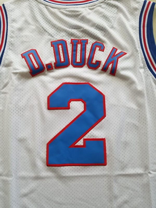 D.Duck 2 Movie Edition White Basketball Jersey