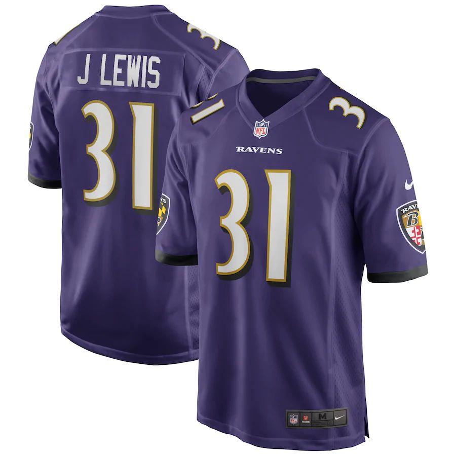 Men's Jamal Lewis Purple Retired Player Limited Team Jersey
