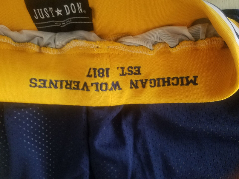 Michigan State College Navy Blue Basketball Shorts