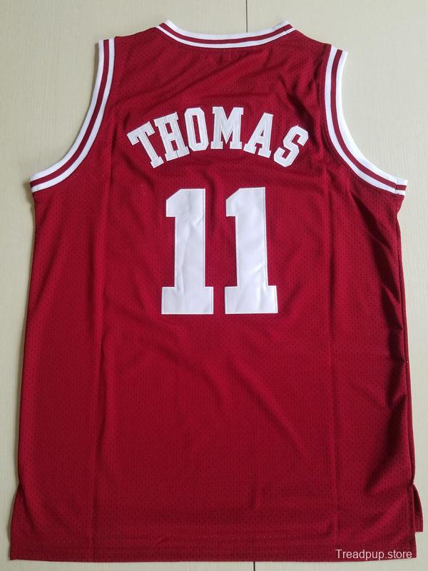 Isiah Thomas 11 Indiana College Crimson Basketball Jersey
