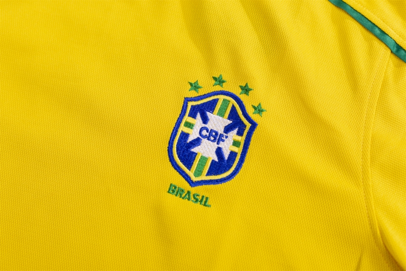 Retro 1998 Brazil Home Soccer Jersey