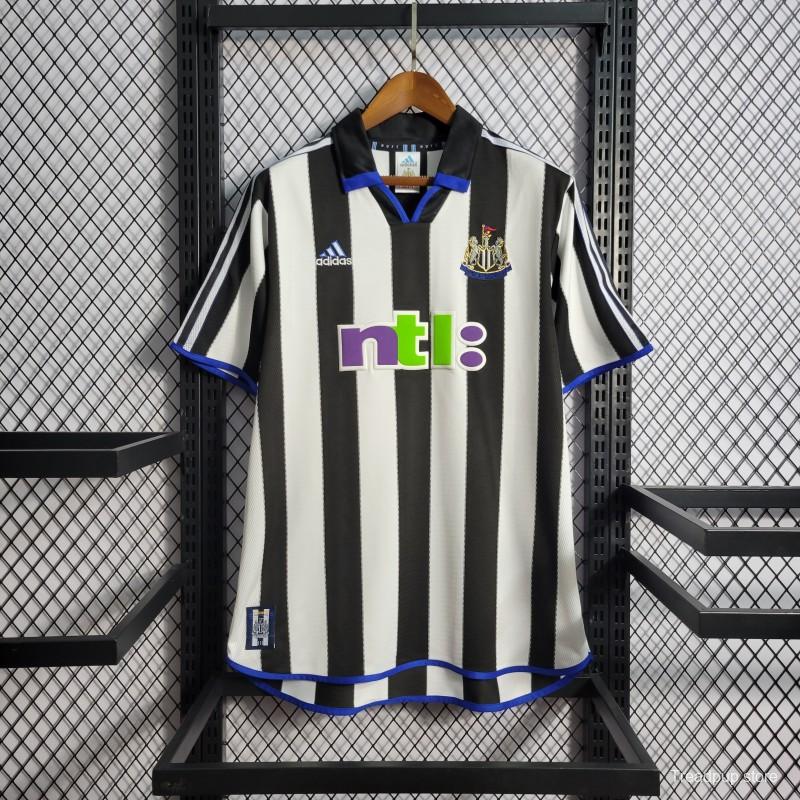 Retro 2000-01 Newcastle Home Soccer Jersey