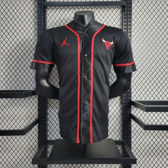 NBA Bull Stadium Black Jersey