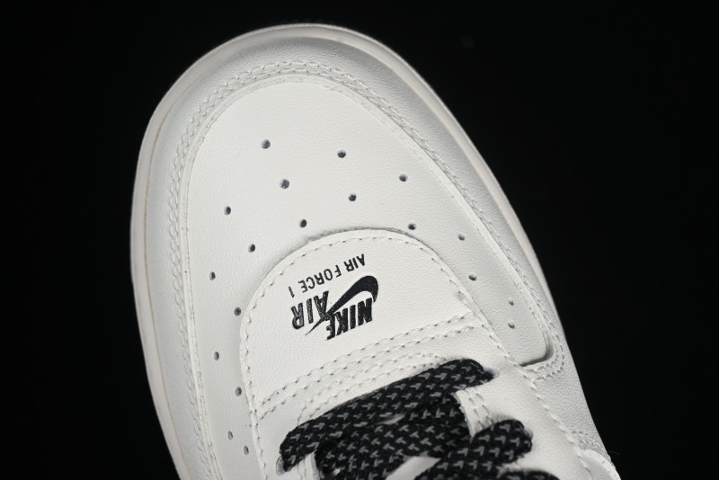 Nike Air Force 1 '07 Low Casual Sneakers with 3M Reflective Swoosh and Full-Length Air Cushion - CJ1379-602