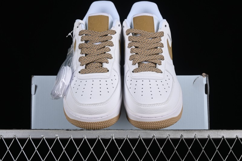 Nike Nocta x Nike Air Force 1 '07 Low "Certified Lover Boy" Khaki Classic Low-Top Casual Sneakers - LO1718-051