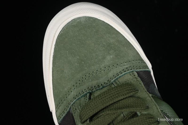 Vans Classics Knu Skool Camo Army Green Chunky Tongue Platform Sneakers - VN0007QC0WD