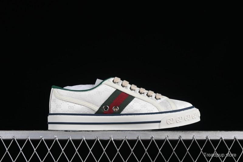 Gucci Tennis 1977 Print Sneaker Retro Casual Sports Canvas Shoes - 02JPO9064
