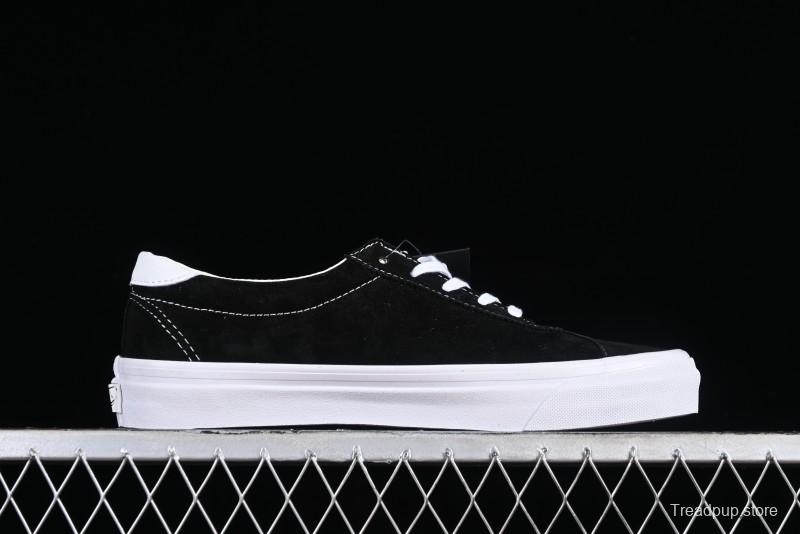 Vans Premium Sport 73 Classic Black & White Suede Low-Top Skate Shoes - VN000CR1BA2