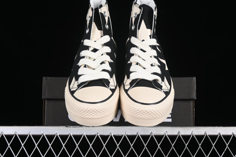 Converse All Star Lift High Top Platform Sneakers with Star Print - A09903C