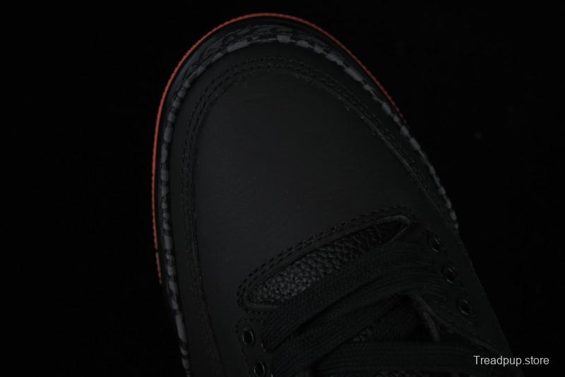 Nike Air Jordan 3 Retro "Rio" Collaboration Sneakers with Gradient Heel and J Balvin Logo - FN0344-001