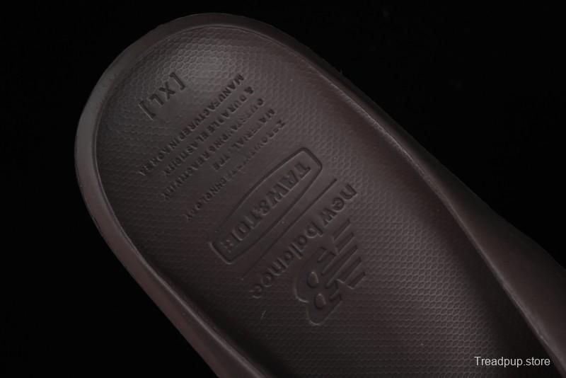 New Balance NB x TAW&TOE Co-branded Brown Ultra-Soft Cloud Cushion Beach Sandals Flip Flops - SD5601GMU