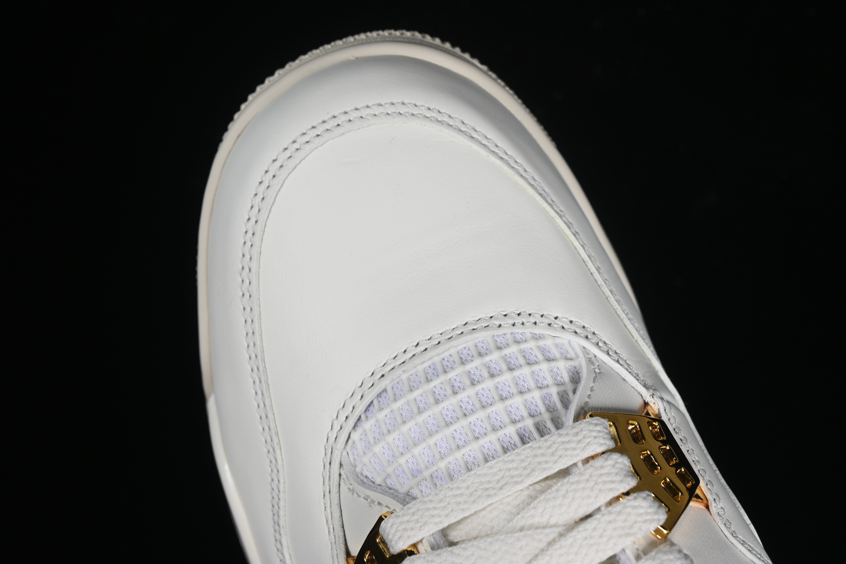 Nike Air Jordan 4 Retro Metallic Gold Basketball Shoes - AQ9129-170