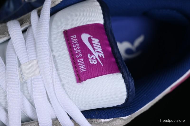 Nike SB Dunk Low Rayssa Leal Pro Skate Shoes with Colorful Smiley Laces - FZ5251-001