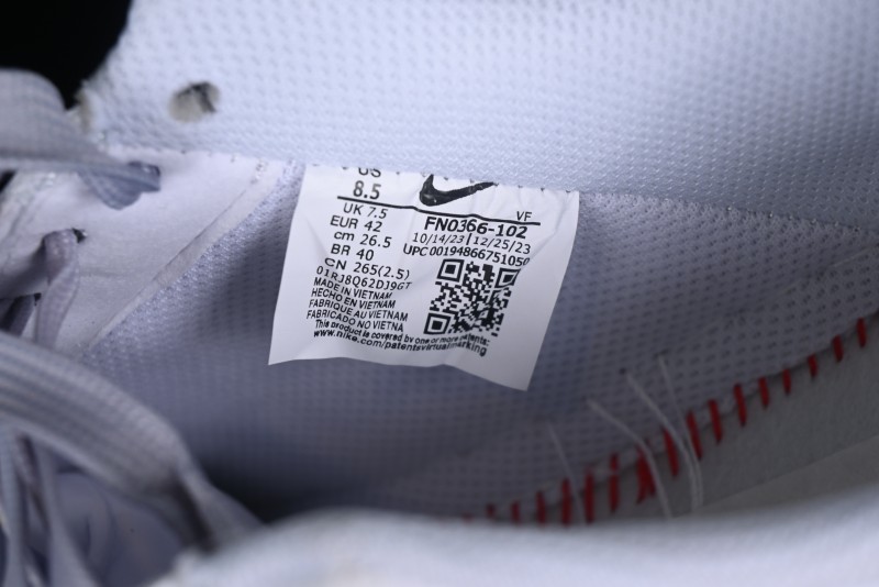 Nike Air Force 1 '07 Low Customized Anime Theme Gradient Grey Swoosh Casual Sneakers - FN0366-102