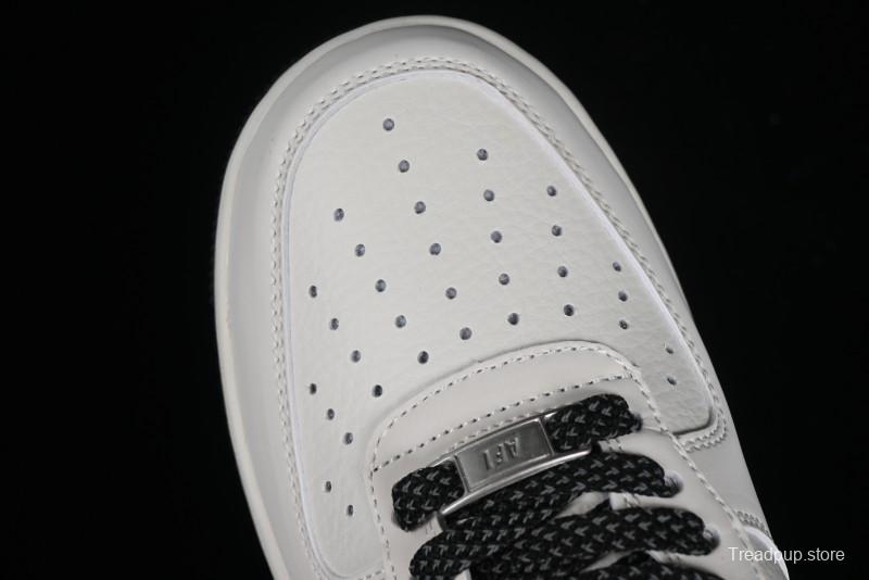 Supreme x Nike Air Force 1 '07 Low Casual Skate Shoes with Zoom Air Cushion - HD1968-009