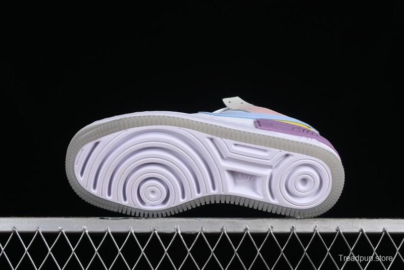 Nike Air Force 1 Shadow Lightweight Elevated Low-Top Versatile Sneakers - CW2630-141