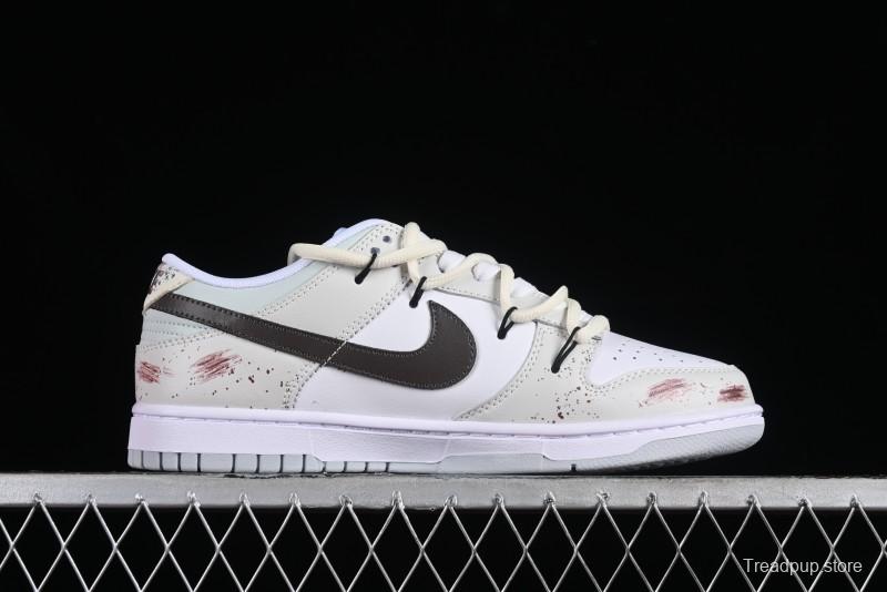 Nike Dunk Low SB 'Neutral' Urban Ruins Skate Shoes with Strap - DV0831-101