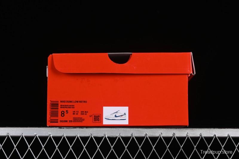 Supreme x Nike SB Dunk Low Casual Skate Shoes with Zoom Air Cushion - DQ1098-335