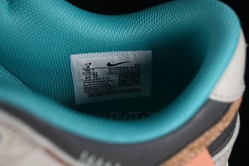 Nike Dunk Low Panda Prank Spring Touchdown Spring Forward Brown Green SB Strap Low Top Casual Skate Shoes - DV0834-101