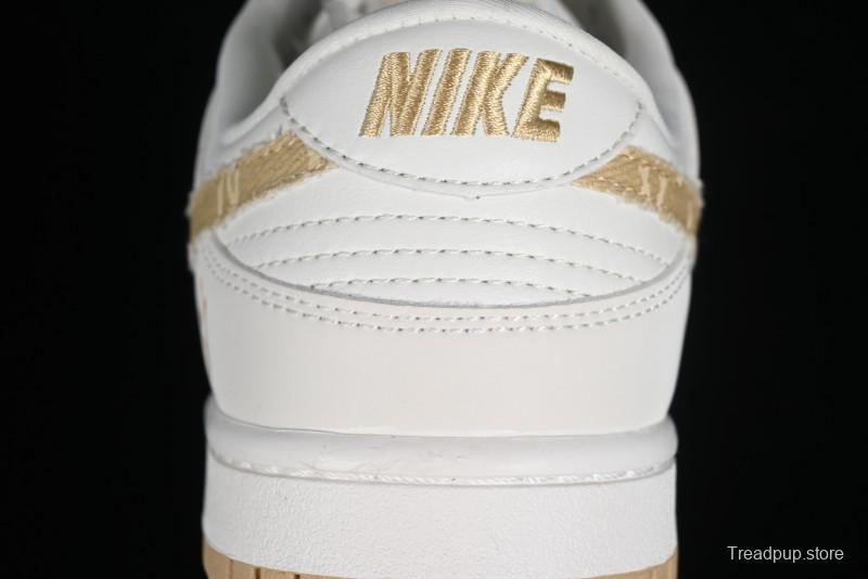 Nike SB Dunk Low MLB Collaboration - Yellow Denim Anniversary Custom Low-Top Casual Skate Shoes - DQ1098-346