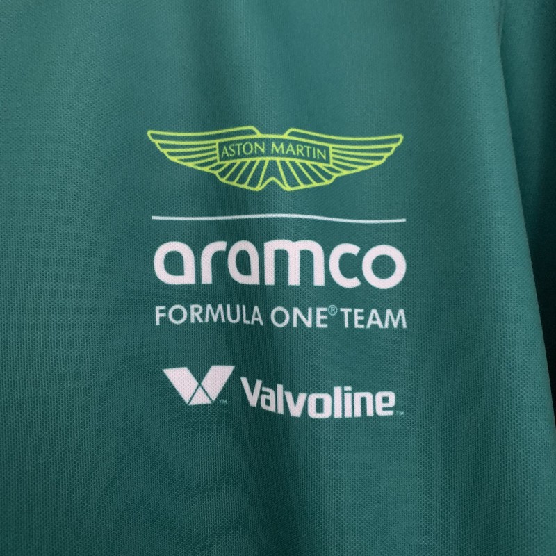 2025 F1 Formula Aston Martin Green ARAMCO #14 T-Shirt