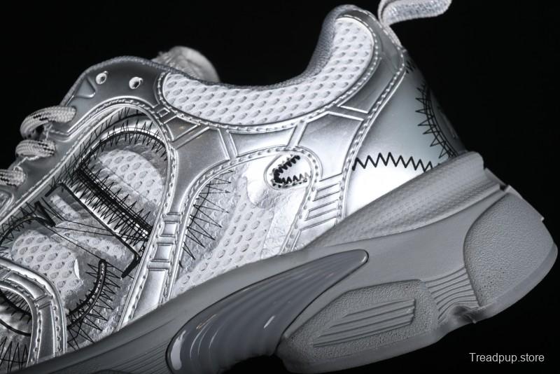 Dior Chrono Round Toe Lace-Up Lifestyle Casual Running Sneakers - 59K GREY