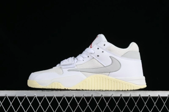 Nike Travis Scott x Jordan Cut The Check AJ1 Basketball Shoes with Velcro Strap - FZ8117-003