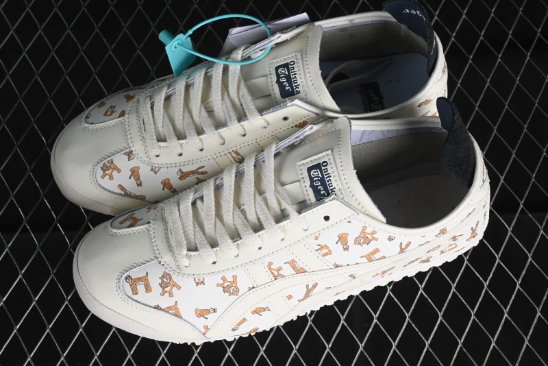 Onitsuka Tiger Mexico 66 Low-Top Leather Sneakers - 1183B785-100