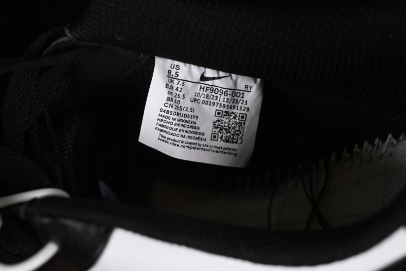 Nike Air Force 1 '07 Low Casual Sneakers with Broken Swoosh Design - HF9096-001