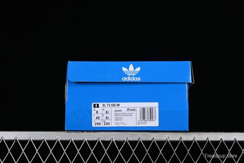 Adidas Originals SL 72 Retro Running Shoes with Ecotex Tongue and EVA Midsole - IE3475