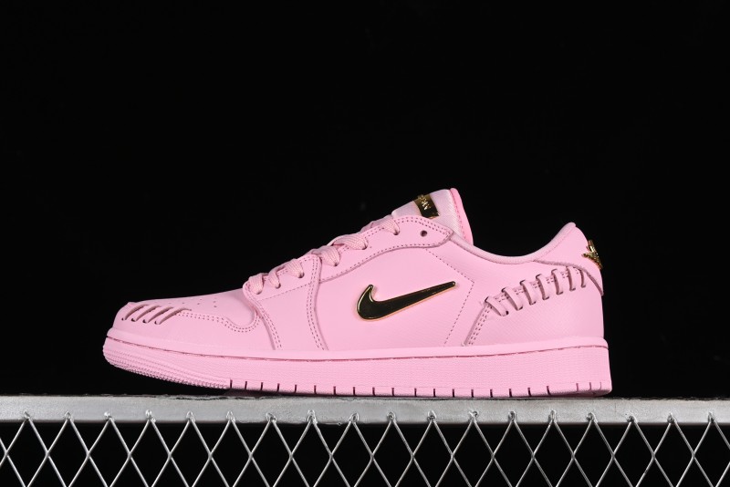 Nike Air Jordan 1 Low "Method of Make" Casual Sneakers with Woven Detailing - FN5032-600