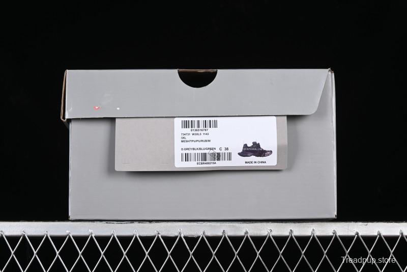 Balenciaga Phantom Sneaker Ten-Generation Trend Running Shoes with Transparent Heel Strap - W3XL51143