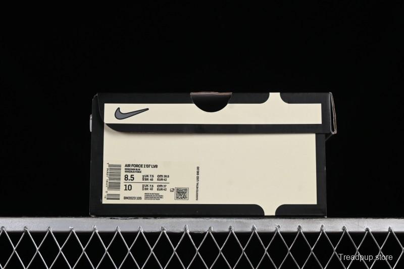 Nike Air Force 1'07 Low "Keep Fresh" Casual Sneakers in Dark Gray with Small Swoosh - BM2023-105