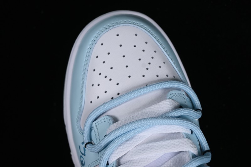 Nike Dunk Low SB Hearts Playing Cards Graffiti North Carolina Blue Casual Skate Shoes - DV0831-101