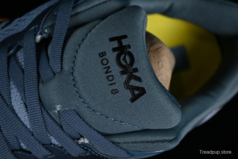 HOKA ONE ONE Bondi 8 Performance Cushion Running Shoes with Enhanced Support - 1123202 GBMS