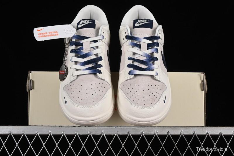Nike SB Dunk Low Supreme Collaboration Anniversary Custom Low-Top Casual Skate Shoes - FC1688-142