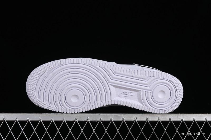 Nike Air Force 1 '07 Low Black White Broken Hook Casual Sneakers - HF9096-100
