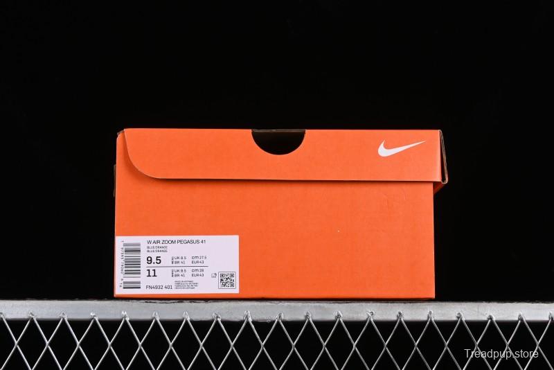 Nike Air Zoom Pegasus 41 Breathable Lightweight Running Shoes with Cushioning - FN4932-401