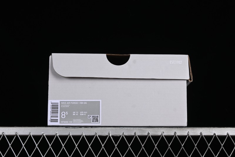 Nike Air Force 1 '07 Low Black White Broken Hook Casual Sneakers - HF9096-100
