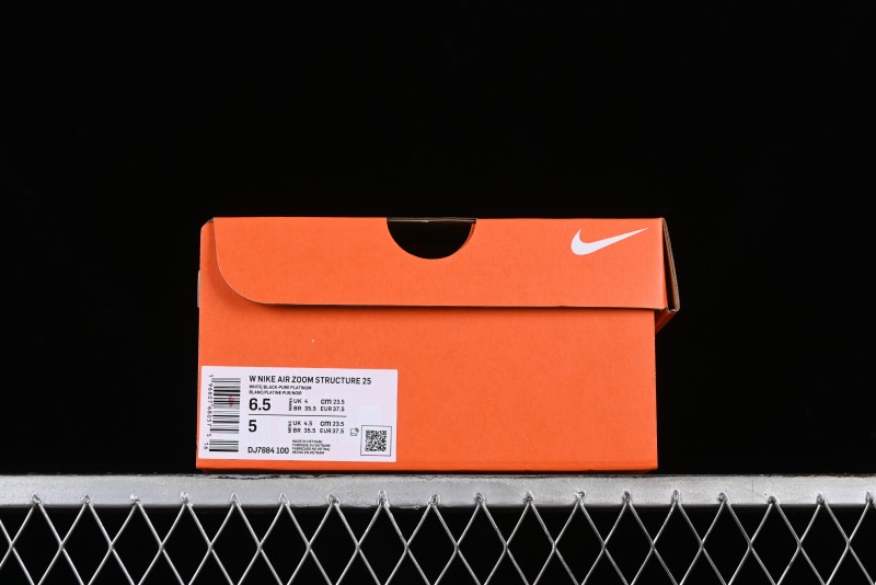 Nike Air Zoom Structure 25 Running Shoes 2024 New Release with Cushioning Anti-Slip Comfort - DJ7884-100