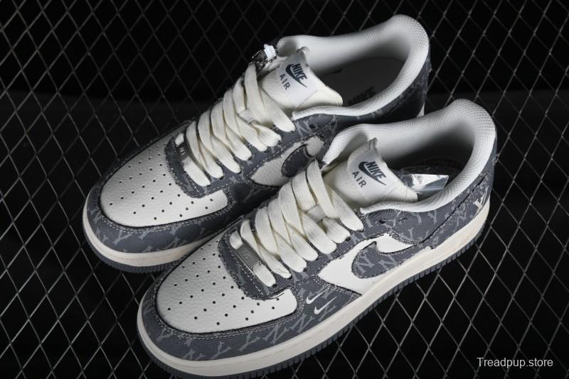 Nike Air Force 1 '07 Low LV Collaboration - Grey Double Swoosh Casual Sneakers - HD1968-030