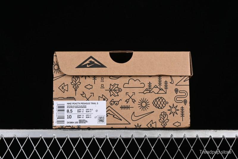 Nike Pegasus Trail 5 Off-Road Series Lightweight Comfortable Durable Low-Top Running Shoes - DV3864-100