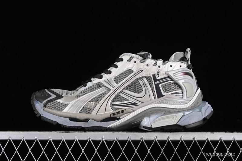 Balenciaga Runner Kith Four Color Retro Casual Sneakers - W3RMU2000