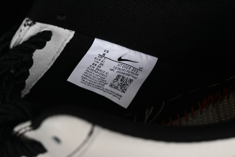 Nike Undefeated Air Force 1'07 Low Casual Sneakers with Custom Leather & Reflective Details - UT2023-201