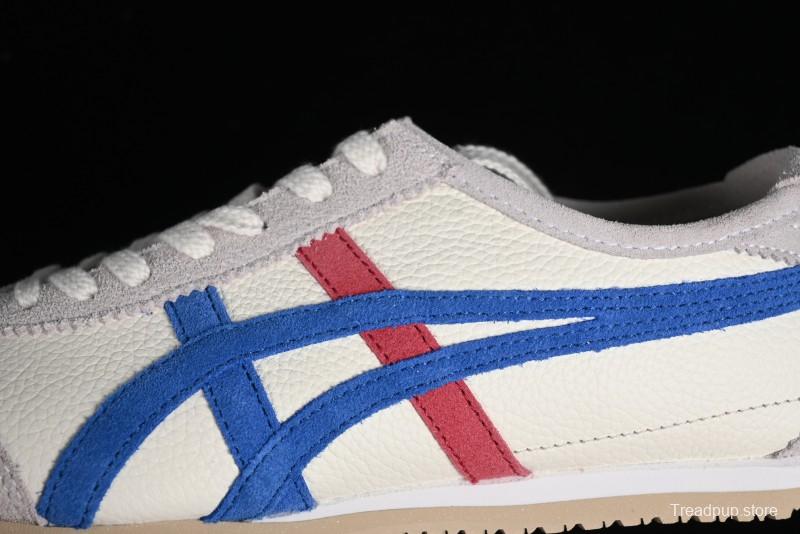 Onitsuka Tiger Mexico 66 Low-Top Leather Sneakers with Classic Design - 1183B391-100