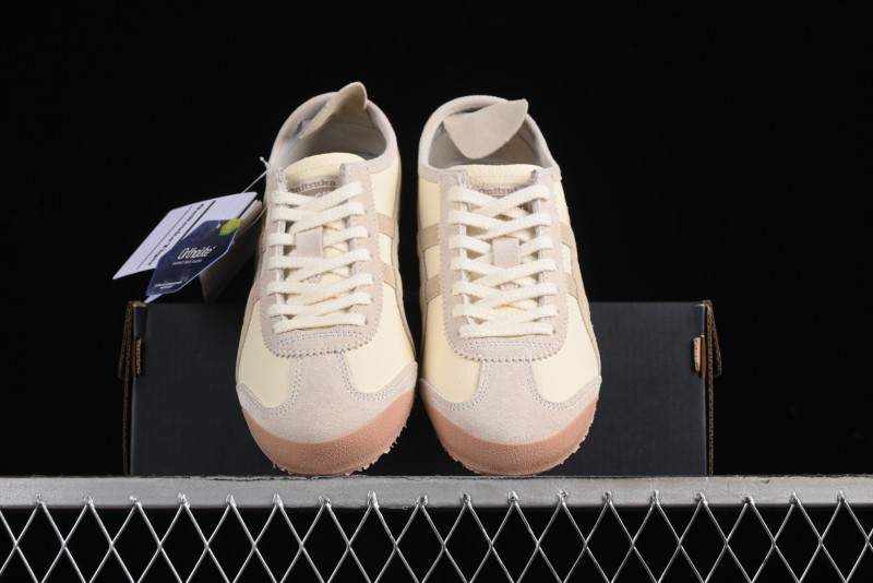 Onitsuka Tiger Mexico 66 Low-Top Leather Running Shoes - 1183C076-101
