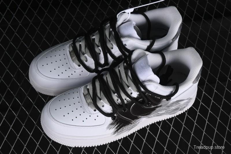 Nike Air Force 1 '07 Low Storm Graffiti Low-Top Casual Sneakers - DD2024-010