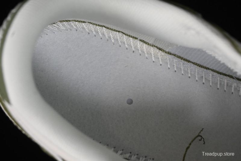 Nike SB Dunk Low Supreme Collaboration - Off White Dark Green Check Anniversary High-End Custom Low-Top Casual Skate Shoes - DQ1098-393